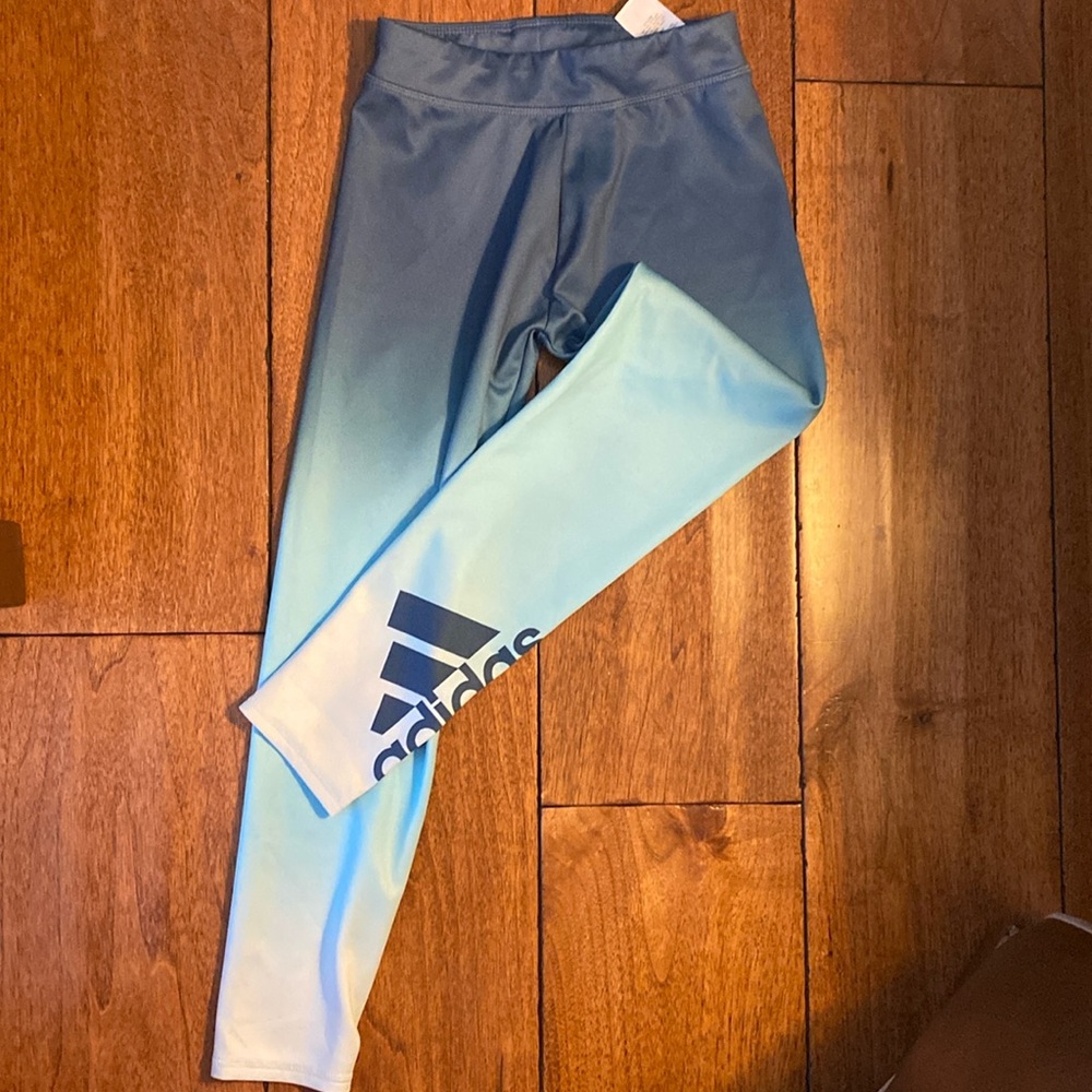 Adidas blue leggings
